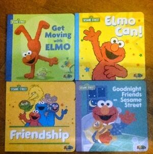 NEW Bundle of 4~Sesame Street Children's Board Books, Ages 0~3 Years, 2025